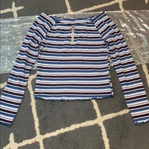 Blue stripped shirt